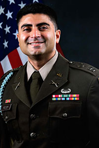 CPT Ian Reddy in military uniform